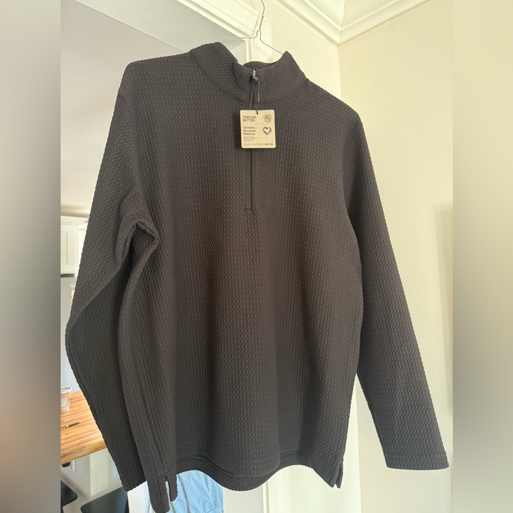 NWT Puma Boulder Golf 1/4 Zip Black  - Size Large